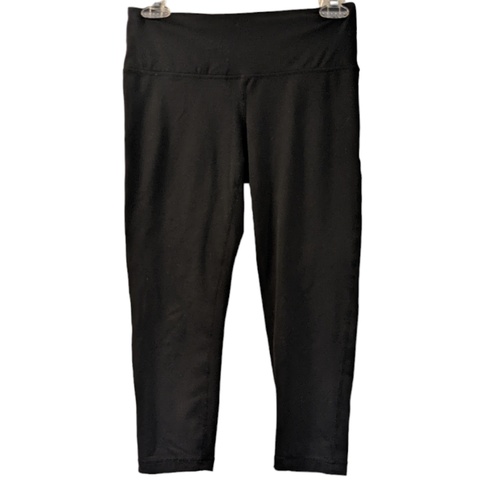 Zella Yoga Crop leggings women's size small black